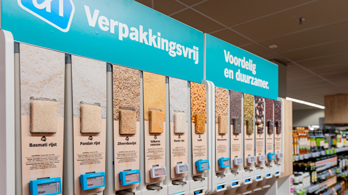 Albert Heijn vernieuwt verpakkingsvrij concept