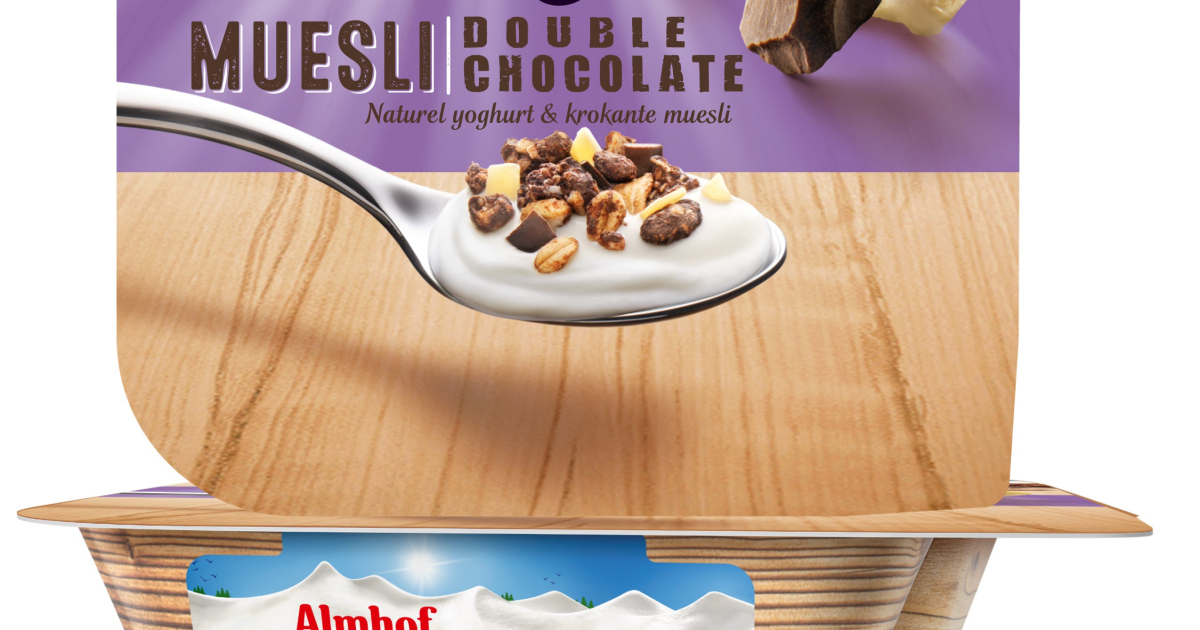 Nieuw! Almhof Hoekje Muesli Double Chocolate