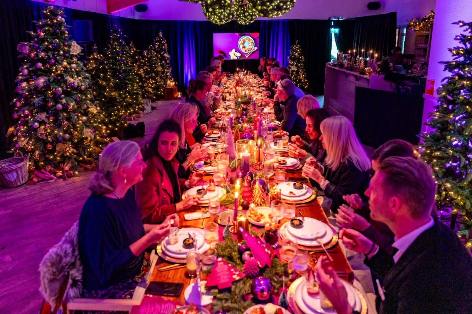 Albert Heijn pers kerstlunch met Kim.jpg