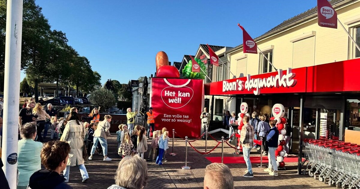 Vernieuwde Boon’s Dagmarkt in Ysselsteyn