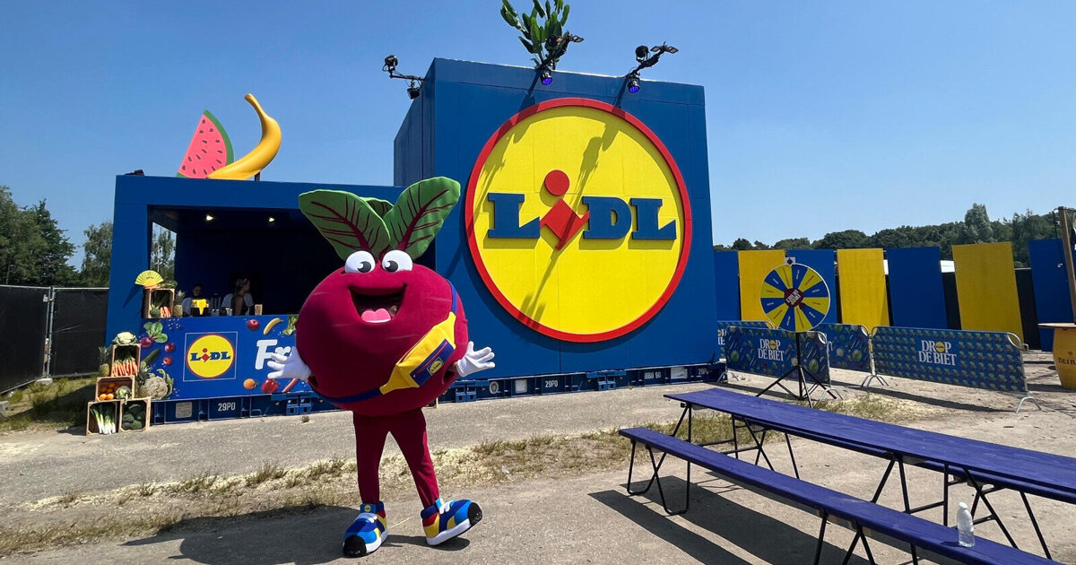 Lidl met minirave aanwezig op festivals