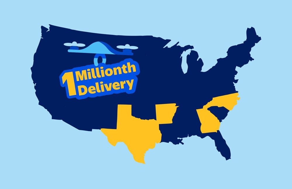 us-map-illustration-drone-delivery-texas-arkansas-georgia-north-carolina