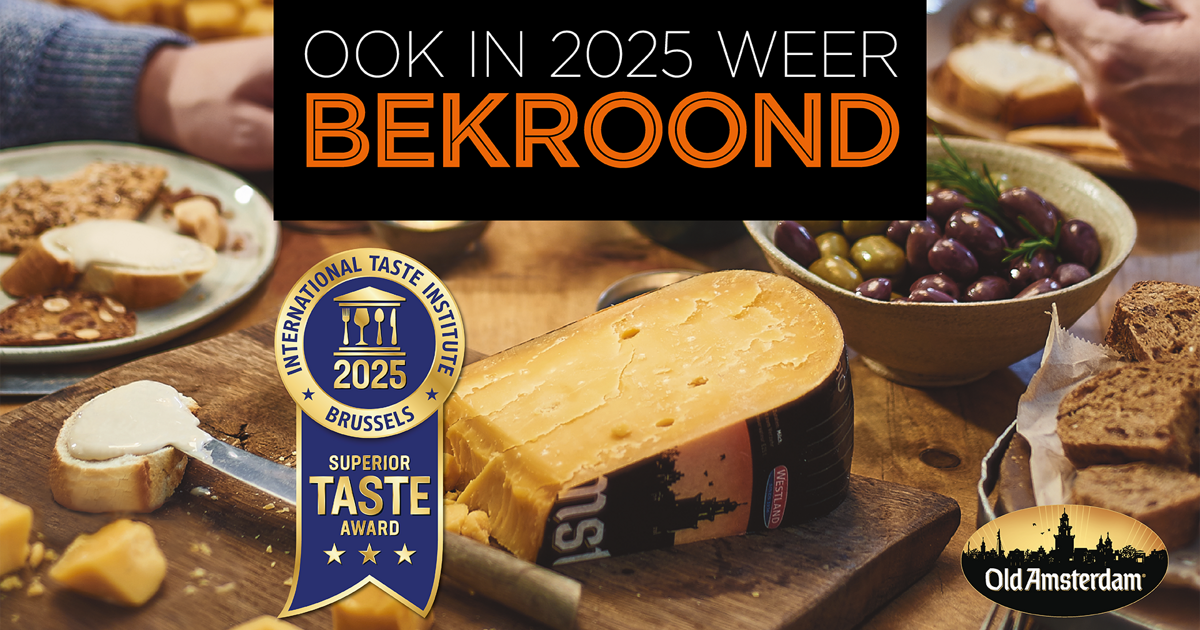 Old Amsterdam ontvangt voor de vierde keer de Superior Taste Award