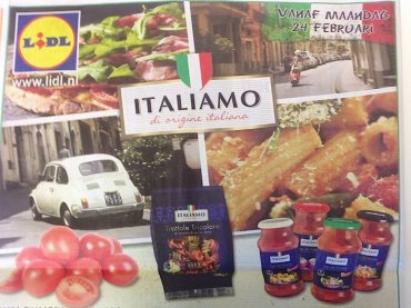 Lidl start Italiaanse week met 75 introducties